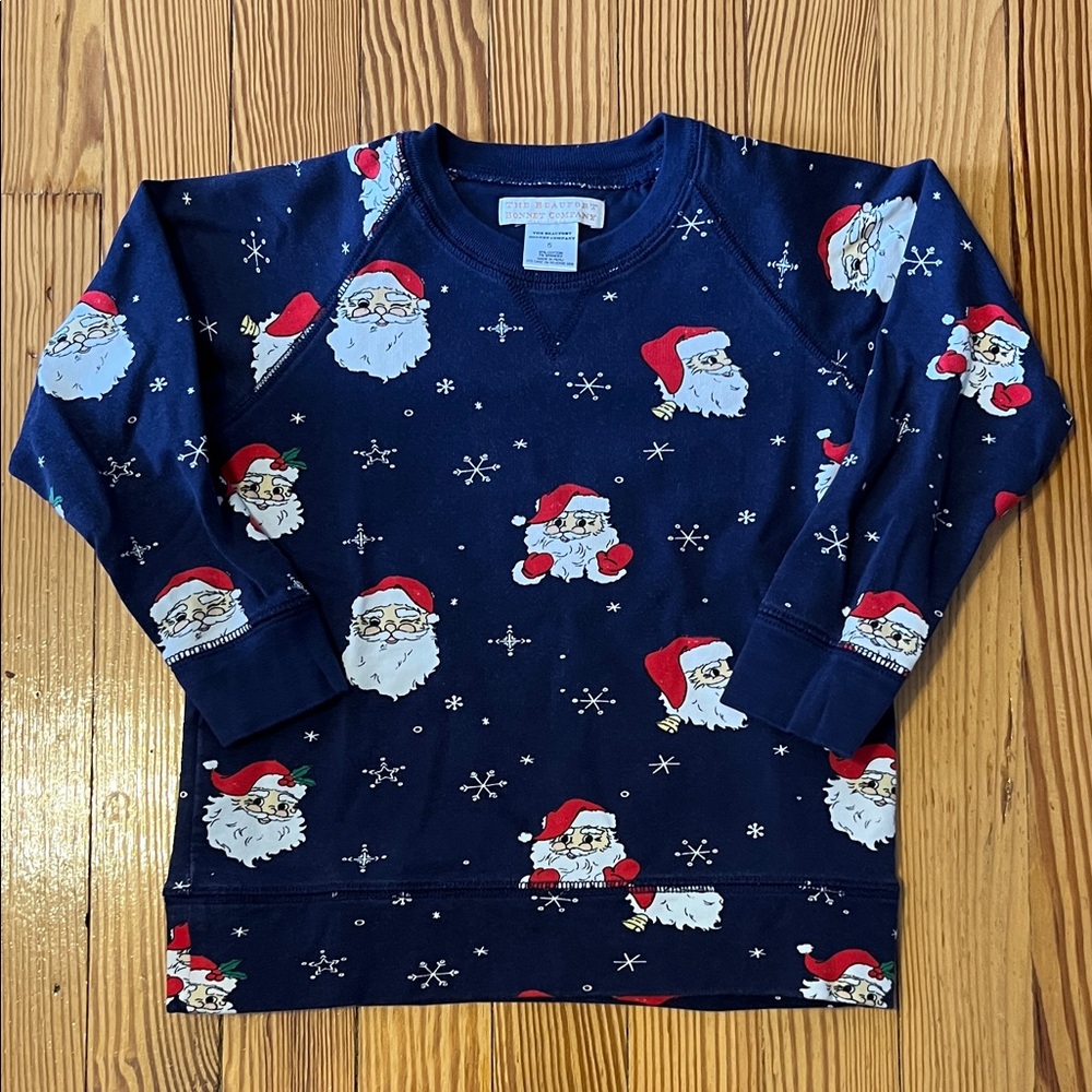 The Beaufort Bonnet Company Festive Navy Sweatshirt